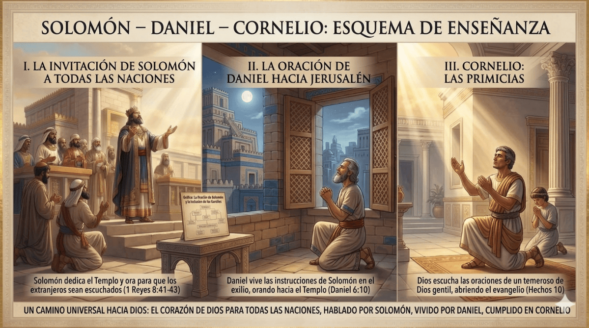 Bosquejo de Enseñanza: Salomón – Daniel – Cornelio